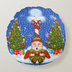 Coussin de Noël des elfes endormis