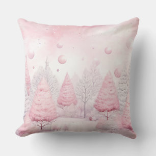 Coussin de Noël élégant violet
