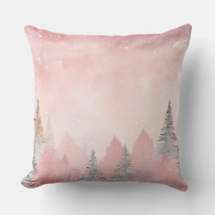 Coussin de Noël élégant violet