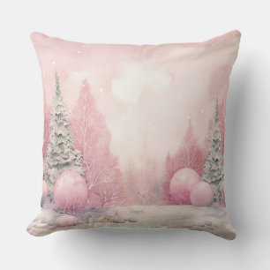 Coussin de Noël élégant violet