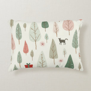 coussin de Noël en forme de sapin