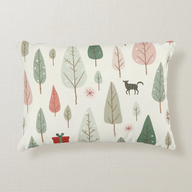 coussin de Noël en forme de sapin (Devant)