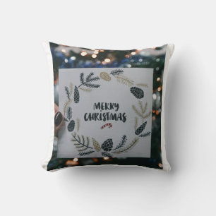 Coussin de Noël festif couvre vos couloirs