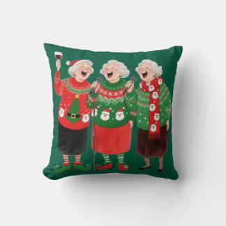 Coussin de Noël Festive pour Femmes – Pulls de Noë