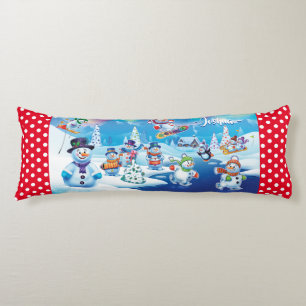 Coussin de Noël géant des neiges des merveilles