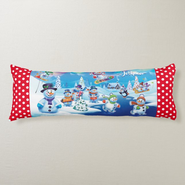 Coussin de Noël géant des neiges des merveilles d' (Devant)