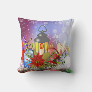 Coussin de Noël jeté