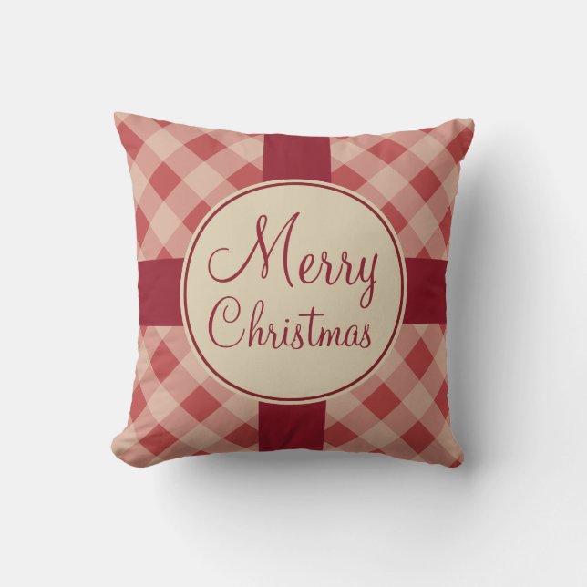 Coussin de Noël joyeux  (Recto)