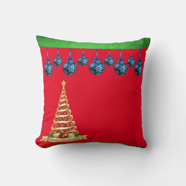 Coussin de Noël, Joyeux Noël (Recto)