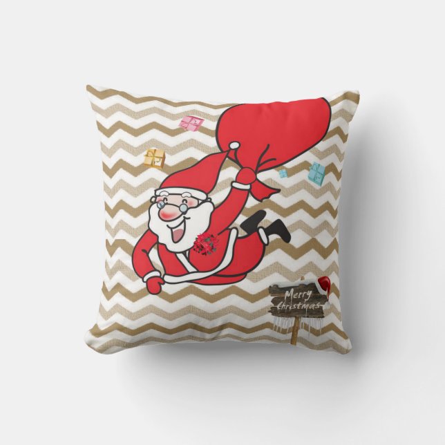 Coussin de Noël, Joyeux Noël (Recto)