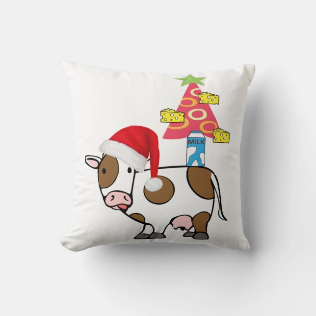 Coussin de Noël, Lait Fromage de Cow Country (Recto)