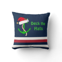 Coussin de Noël Nautique