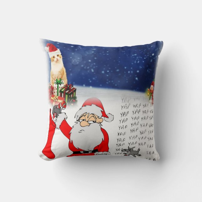 Coussin de Noël Père Noël (Recto)