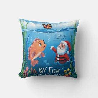 Coussin de Noël, père Noël vintage, décoration de
