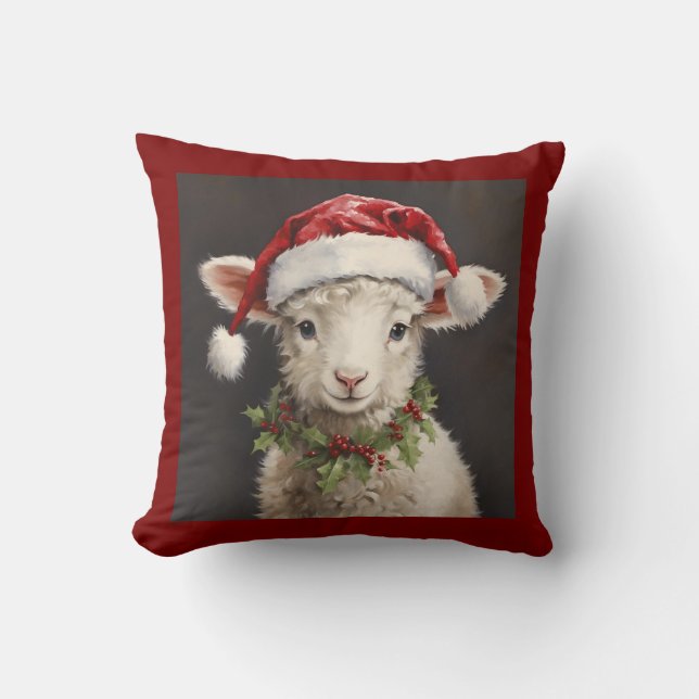 COUSSIN DE NOËL PETIT AGNEAU (Recto)