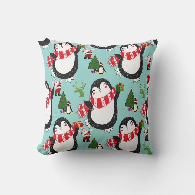 Coussin de Noël, Pingouin (Recto)