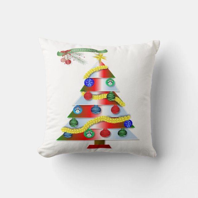 Coussin de Noël, Sapin de Noël (Recto)