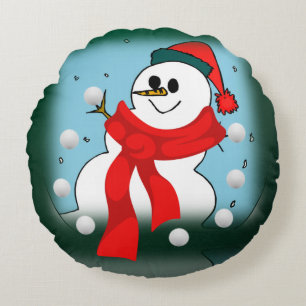 Coussin de Noël, Snowman