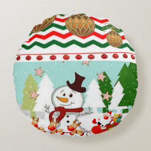 Coussin de Noël, Snowman