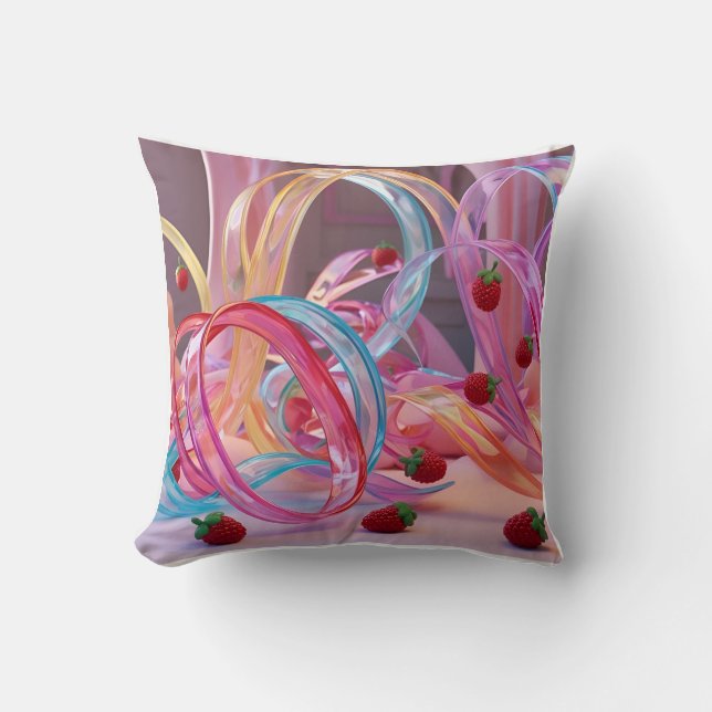 Coussin de Noël tropical : Noël en juillet 2-en-1 (Recto)