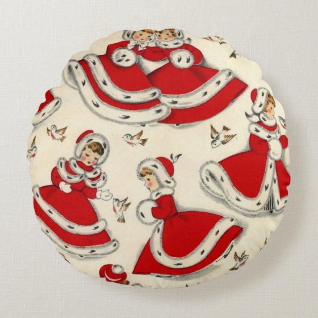 Coussin de Noël, Vintage (Devant)