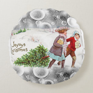 Coussin de Noël, Vintage