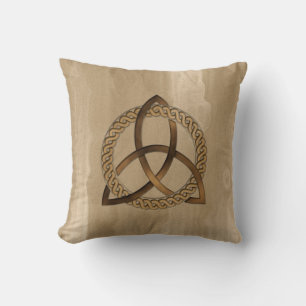 Coussin de noeud Celtique Triquetra Trinity
