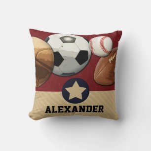 Coussin de nom personnalisé All-Star Sports