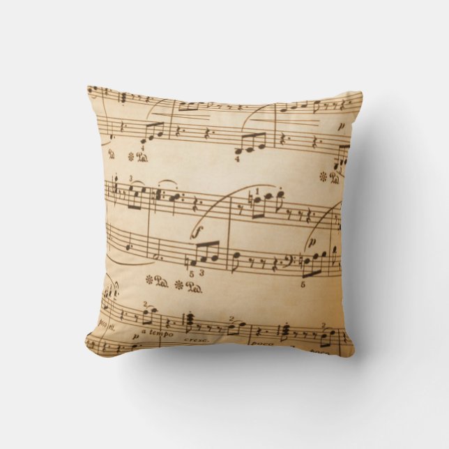Coussin de notes de musique (Recto)