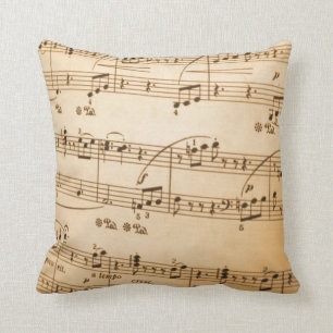Coussin de notes de musique