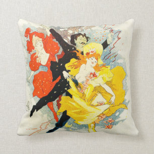 Coussin de Nouveau d'art de Jules Cheret