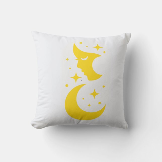 Coussin de nuit Dreamlit Lune (Recto)