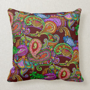 Coussin de Paisley de mélange - condensé