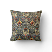 Coussin de papier peint de William Morris