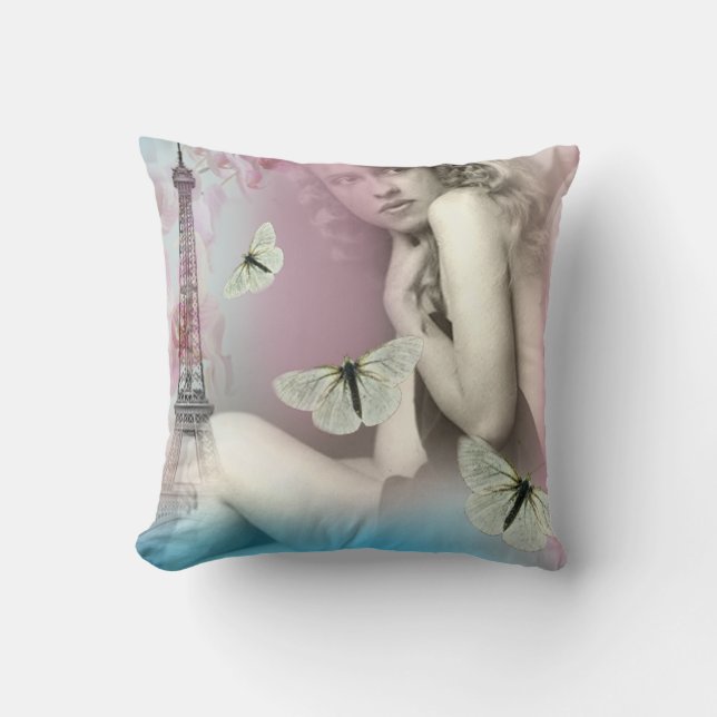 Coussin De Paris avec amour (Recto)