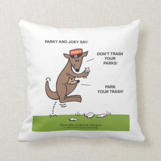 Coussin de Parky et de Joey