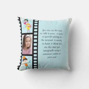 Coussin de patinage photo personnalisé