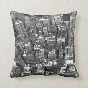 Coussin de paysage urbain du coussin NY de