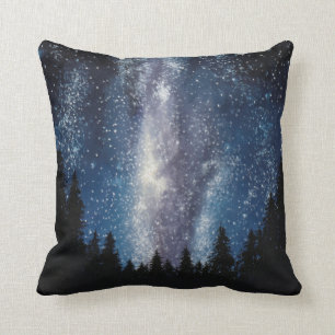 Coussin de peinture de galaxie de manière laiteus