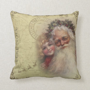 Coussin de Pere Noel Père Noël de Noël de père
