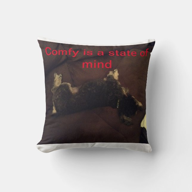 Coussin de petit somme de caniche (Recto)