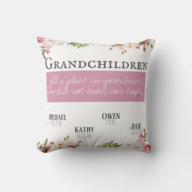 Coussin de petits-enfants (Recto)