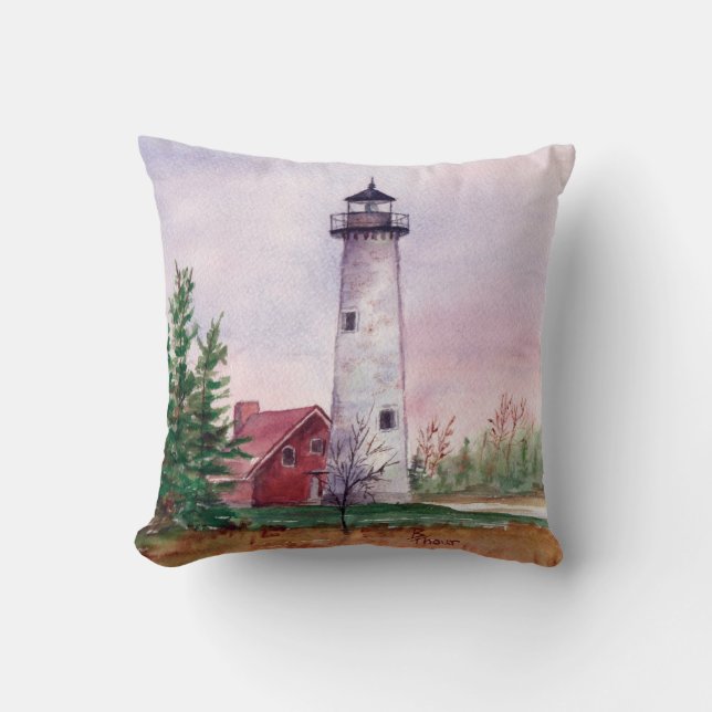 Coussin de phare de point de Tawas (Recto)