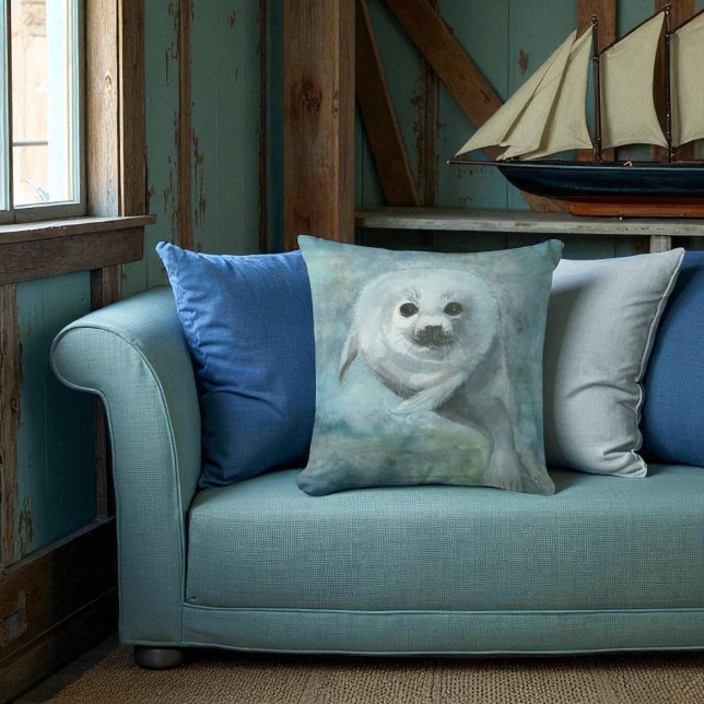 Coussin de phoque de harpe mignon (Créateur téléchargé)