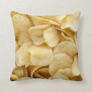 Coussin de photo de fin gourmet de pommes chips