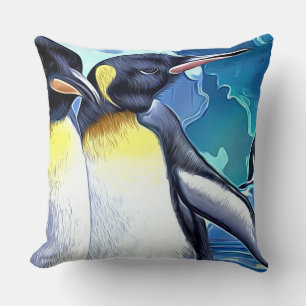 Coussin de pingouins