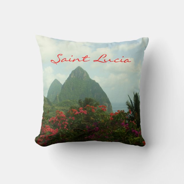 Coussin de pitons de Sainte-Lucie (Recto)