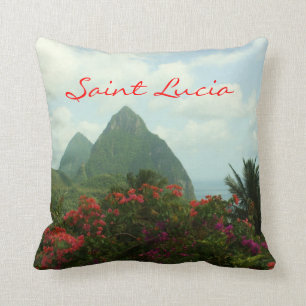 Coussin de pitons de Sainte-Lucie