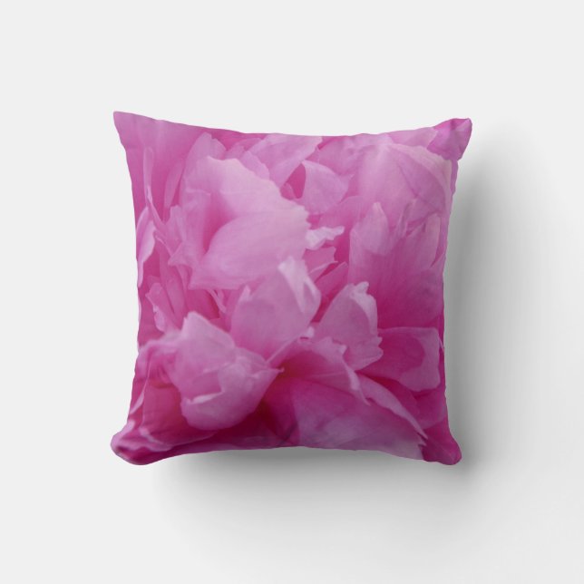 Coussin De pivoine fin et beau roses (Recto)