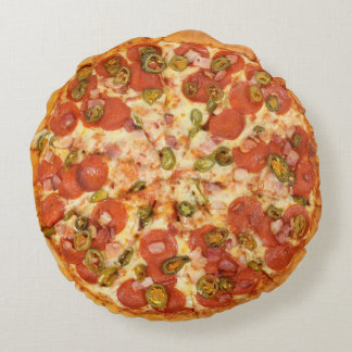 Coussin de pizza - jet rond de pizza